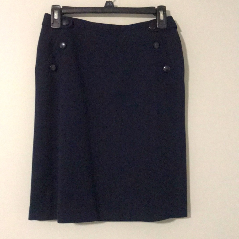Navy Ann Taylor Skirt
